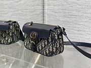 Dior 30 Montaigne Pocket Blue Bag 19.5x11x6.5cm - 4