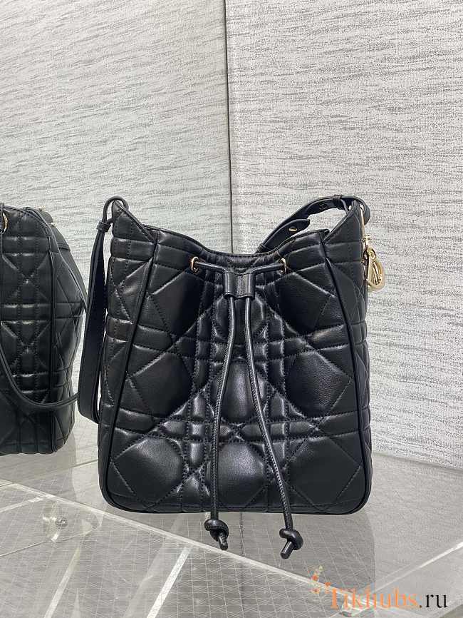 Dior D-Motion Bag Black Gold 23x24x13cm - 1