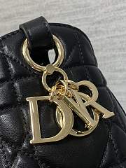 Dior D-Motion Bag Black Gold 23x24x13cm - 3
