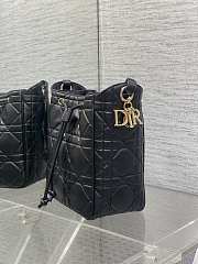 Dior D-Motion Bag Black Gold 23x24x13cm - 2