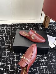 Chanel Red Loafer - 3