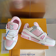 Louis Vuitton LV Trainer Pink Sneaker - 4