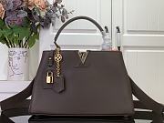 Louis Vuitton LV Capucines MM Souple Chocolate Brown 33x24x12cm - 1