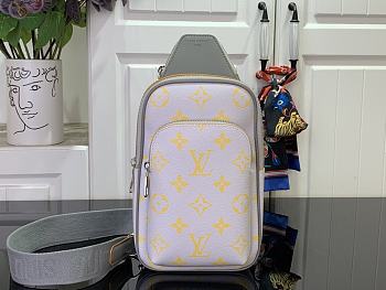 Louis Vuitton LV Avanue Sling Bag White 33x16x5.7cm