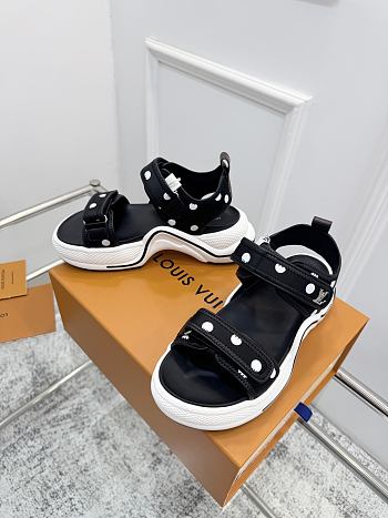 Louis Vuitton LV Archlight Flat Sandals Black