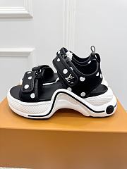 Louis Vuitton LV Archlight Flat Sandals Black - 5