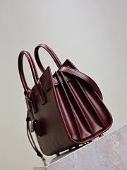 YSL Sac De Jour Bag Red Smooth Calfskin 26cm - 6