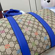 Gucci GG Multicolor Medium Duffle Bag Blue 45x30x24.5cm - 3