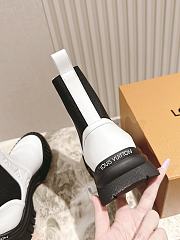 Louis Vuitton LV Ruby Flat Ankle White Boots - 4