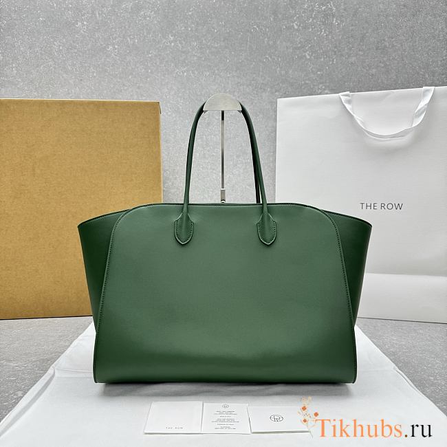 The Row Marlo 17 Bag Green Leather 43x9x37cm - 1