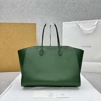 The Row Marlo 17 Bag Green Leather 43x9x37cm