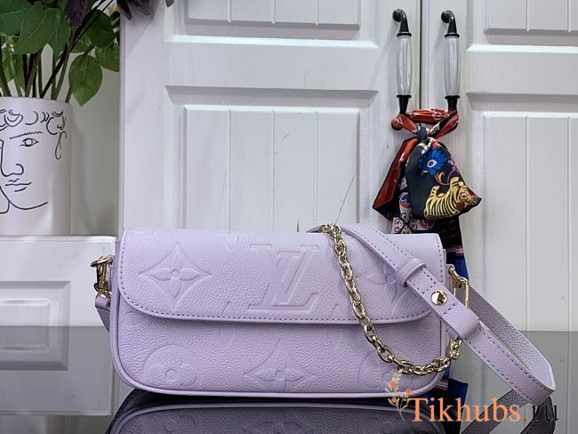 Louis Vuitton LV Wallet On Chain Ivy Purple 23.5x12x4.3cm - 1