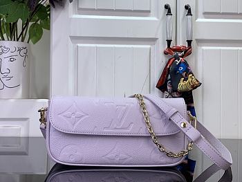 Louis Vuitton LV Wallet On Chain Ivy Purple 23.5x12x4.3cm