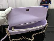 Louis Vuitton LV Wallet On Chain Ivy Purple 23.5x12x4.3cm - 4