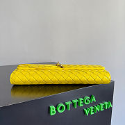 Bottega Veneta Long Clutch Andiamo With Handle Yellow 31x13x3cm - 6