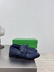 Bottega Veneta Astaire Navy Blue Loafer - 5