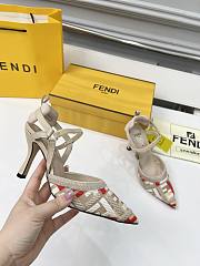 Fendi Colibrì FF-Motif Slingback Pumps 85mm - 1