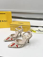 Fendi Colibrì FF-Motif Slingback Pumps 85mm - 4