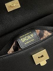 Dolce & Gabbana Small Sicily Black Handbag 18x11x6cm - 4