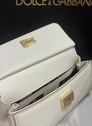 Dolce & Gabbana Small Sicily White Handbag 18x11x6cm - 6