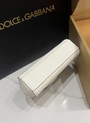 Dolce & Gabbana Small Sicily White Handbag 18x11x6cm - 3