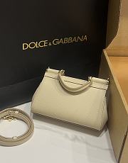 Dolce & Gabbana Small Sicily Beige Handbag 18x11x6cm - 5