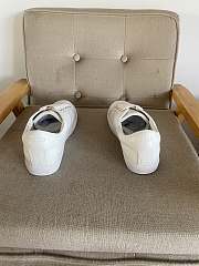 Hermes White Leather Quicker Sneakers - 5