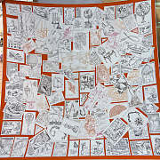 Hermes Scarf 90x90cm 05 - 3