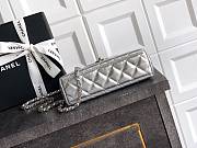 Chanel Mini Kelly Silver 13x19x7cm - 5