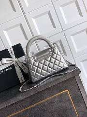 Chanel Mini Kelly Silver 13x19x7cm - 3