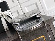 Chanel Mini Kelly Silver 13x19x7cm - 2