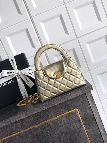Chanel Mini Kelly Gold 13x19x7cm