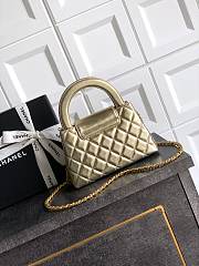 Chanel Mini Kelly Gold 13x19x7cm - 5