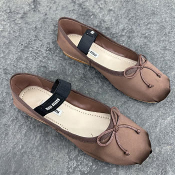 Miu Miu Satin Ballet Flats