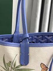 Goyard Mini Anjou Tote Bag Blue 20x20x10cm - 5