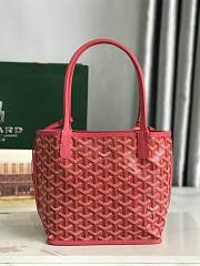 Goyard Mini Anjou Tote Bag Red 20x20x10cm - 3