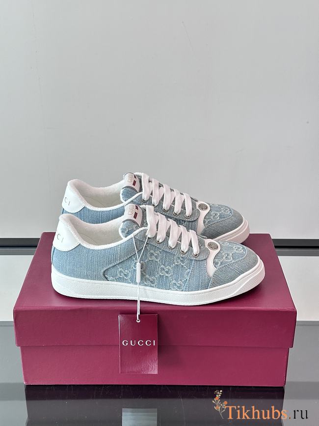 Gucci Denim Blue Sneaker - 1
