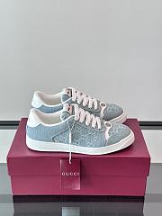 Gucci Denim Blue Sneaker - 1