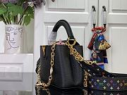 Louis Vuitton LV Mini Capucines Black 21x8x14cm - 4