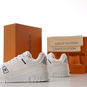 Louis Vuitton LV White Trainer Sneaker - 4