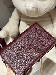 Gucci GG Marmont Wallet On Chain Red 20x12.5x4cm - 5
