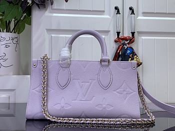 Louis Vuitton LV Onthego East West Purple 25x13x10cm