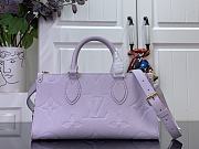 Louis Vuitton LV Onthego East West Purple 25x13x10cm - 4