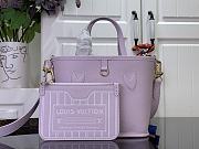 Louis Vuitton LV Neverfull Inside Out BB Purple 26.5x16.5x11cm - 1