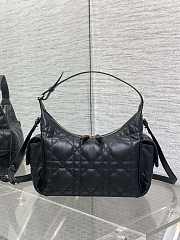 Dior Medium D-Dream Bag Black Lambskin 24x14x9cm - 1