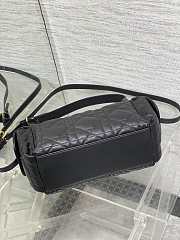 Dior Medium D-Dream Bag Black Lambskin 24x14x9cm - 2