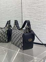Dior Medium D-Dream Bag Oblique Blue 24x14x9cm - 6