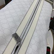 Gucci Medium Webbing Travel Bag White 47x30x27cm - 3