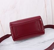 Givenchy Antigona Lock Mini Tote Red Wine 23x27x13cm - 6