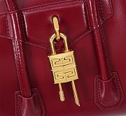 Givenchy Antigona Lock Mini Tote Red Wine 23x27x13cm - 2
